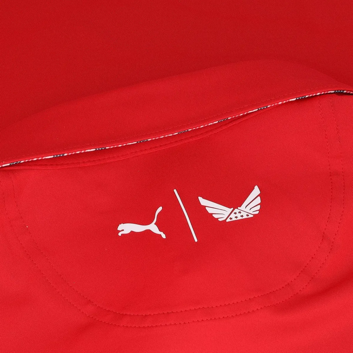 Puma X Volition Flag Trim Shirt Polo Short Sleeve Golf Apparel