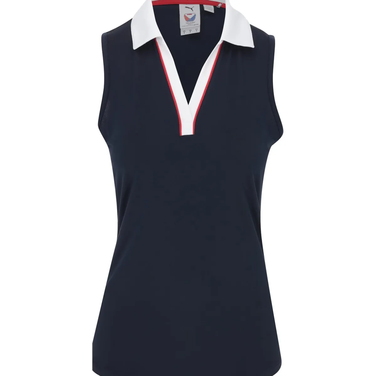 Puma X Volition Piped Sleeveless Shirt Polo Short Sleeve Golf Apparel