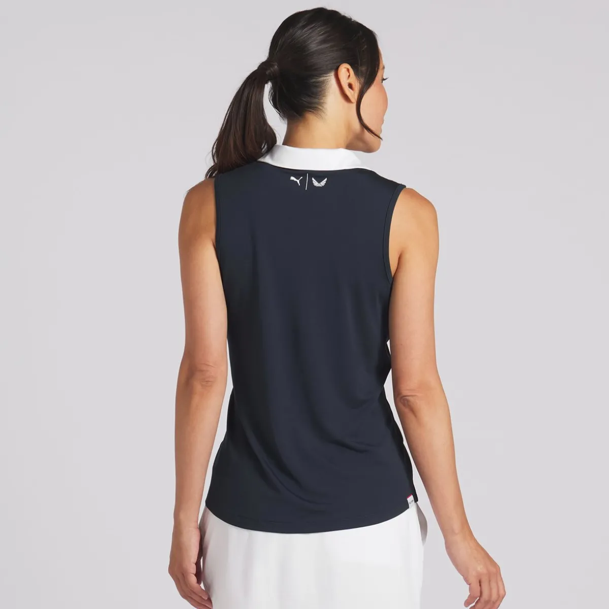 Puma X Volition Piped Sleeveless Shirt Polo Short Sleeve Golf Apparel