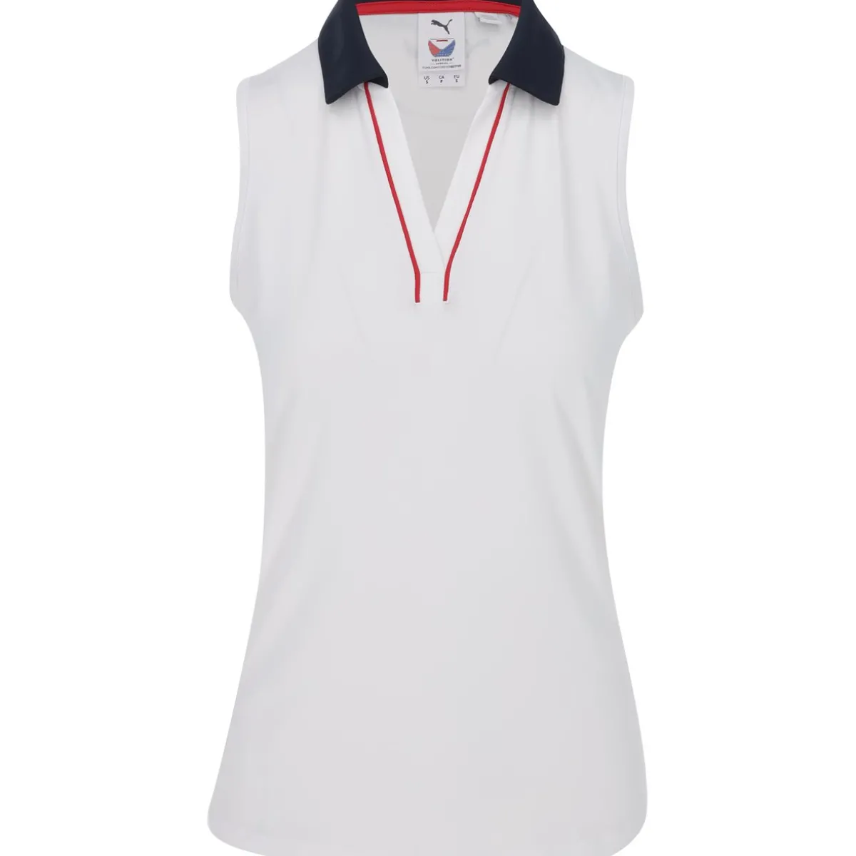 Puma X Volition Piped Sleeveless Shirt Polo Short Sleeve Golf Apparel