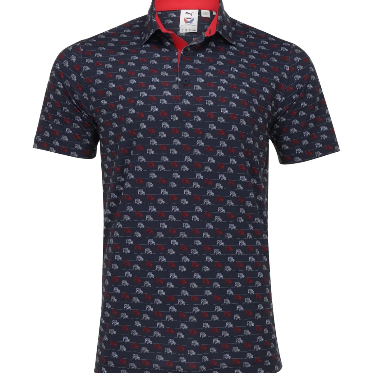 Puma X Volition 4X4 Drive Shirt Polo Short Sleeve Golf Apparel