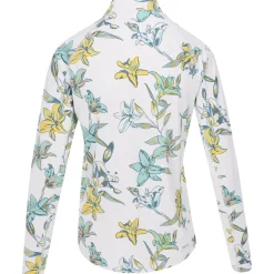 Puma YOU V Lily Floral 1/4 Zip Outerwear Pullover Golf Apparel