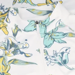 Puma YOU V Lily Floral 1/4 Zip Outerwear Pullover Golf Apparel