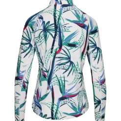 Puma You V Paradise 1/4 Zip Outerwear Pullover Golf Apparel