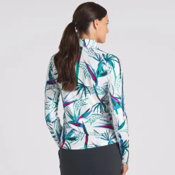 Puma You V Paradise 1/4 Zip Outerwear Pullover Golf Apparel