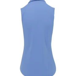 Puma Youth Girls CLOUDSPUN Piped Sleeveless Shirt Polo Short Sleeve Golf Apparel