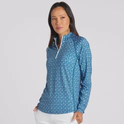 Puma YOU-V Essex 1/4 Zip Outerwear Pullover Golf Apparel