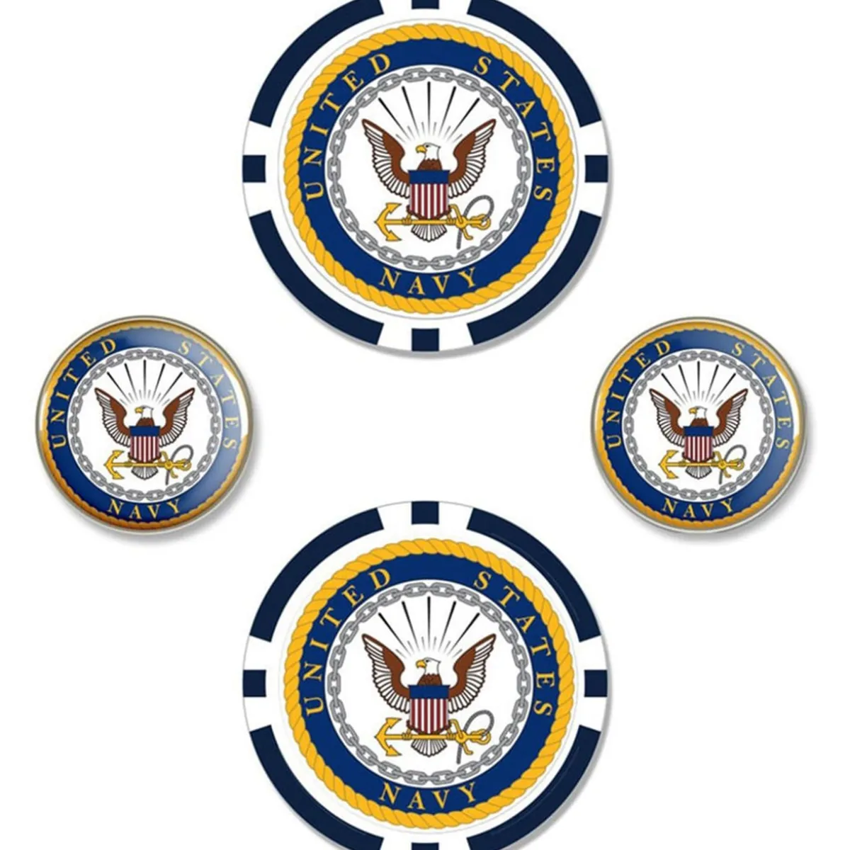 Team Effort Military Ball Marker Set Tools
