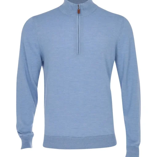 Turtleson Extra Fine Merino 1/4 Zip Sweater Pullover Golf Apparel