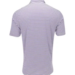 Turtleson Gus Stripe Performance Shirt Polo Short Sleeve Golf Apparel