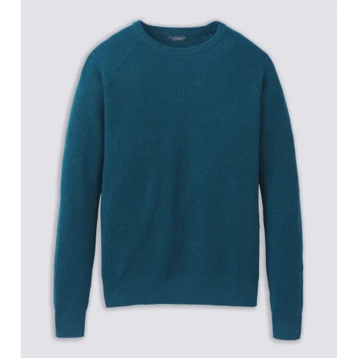 Turtleson Heath Waffle Knit Sweater Crew Golf Apparel