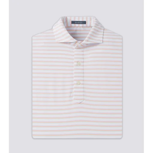 Turtleson Lanier Gradient Stripe Performance Shirt Polo Short Sleeve Golf Apparel