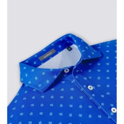 Turtleson Painted Turtle Performance Pique Shirt Polo Short Sleeve Golf Apparel