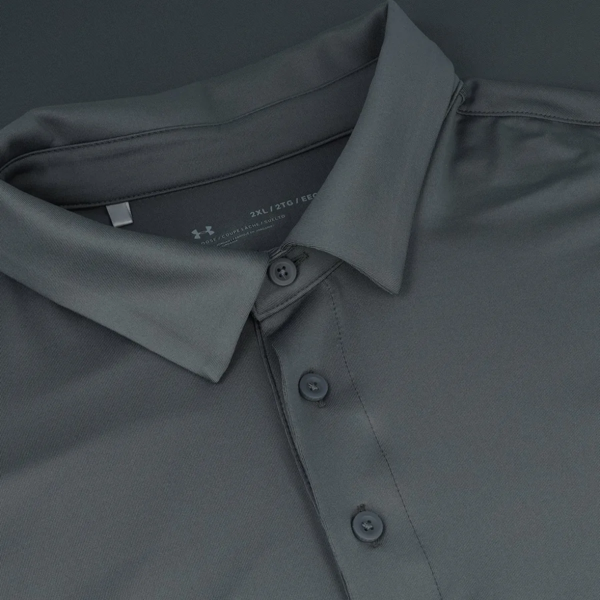 Under Armour T2 Green Shirt Polo Short Sleeve Golf Apparel
