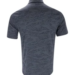 Under Armour UA Drive Tiger Jacquard Shirt Polo Short Sleeve Golf Apparel
