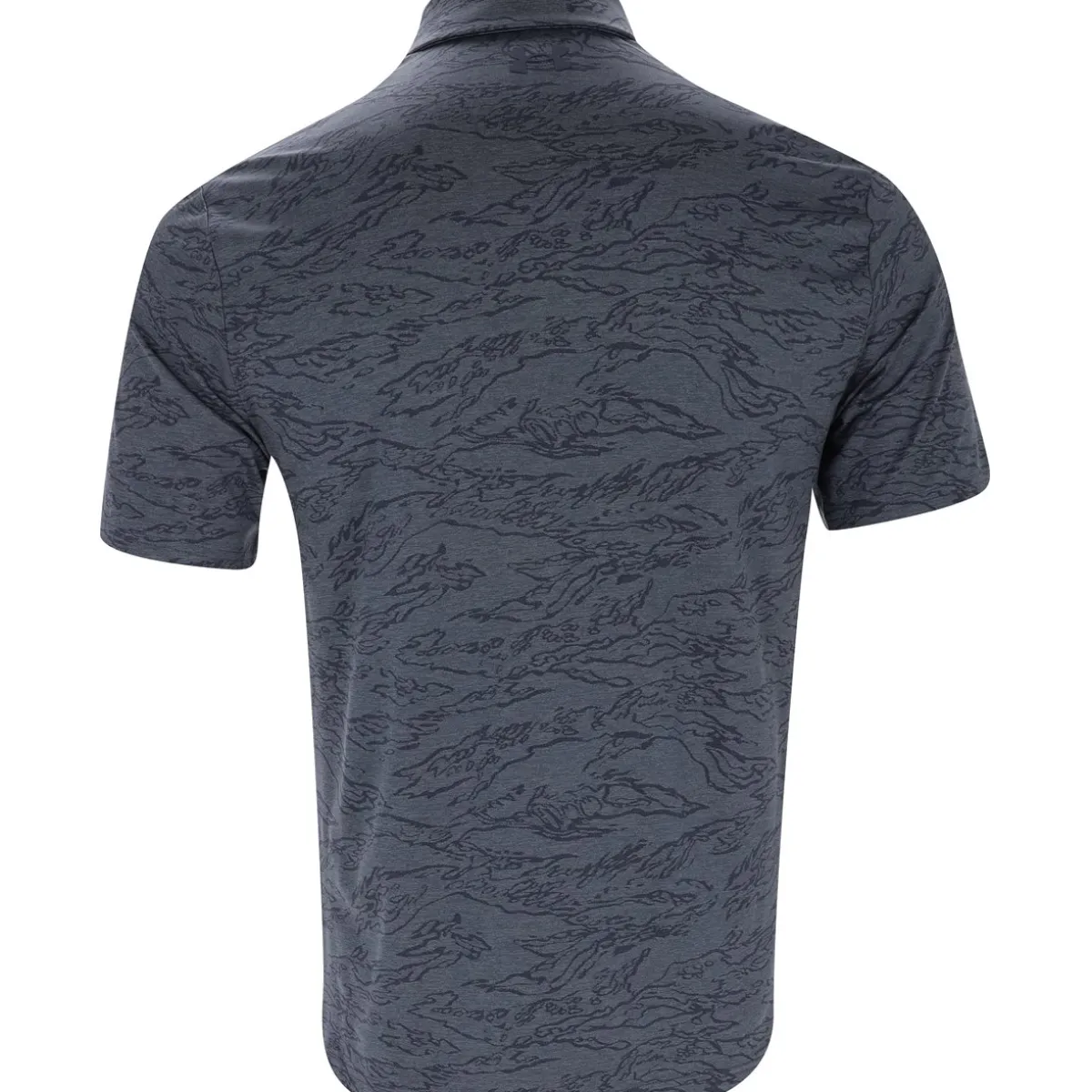Under Armour UA Drive Tiger Jacquard Shirt Polo Short Sleeve Golf Apparel