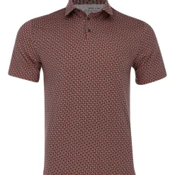 Under Armour UA Playoff 3.0 Link Micro Print Shirt Polo Short Sleeve Golf Apparel