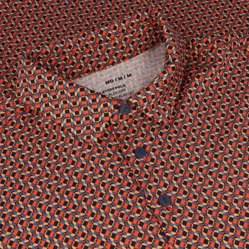 Under Armour UA Playoff 3.0 Link Micro Print Shirt Polo Short Sleeve Golf Apparel