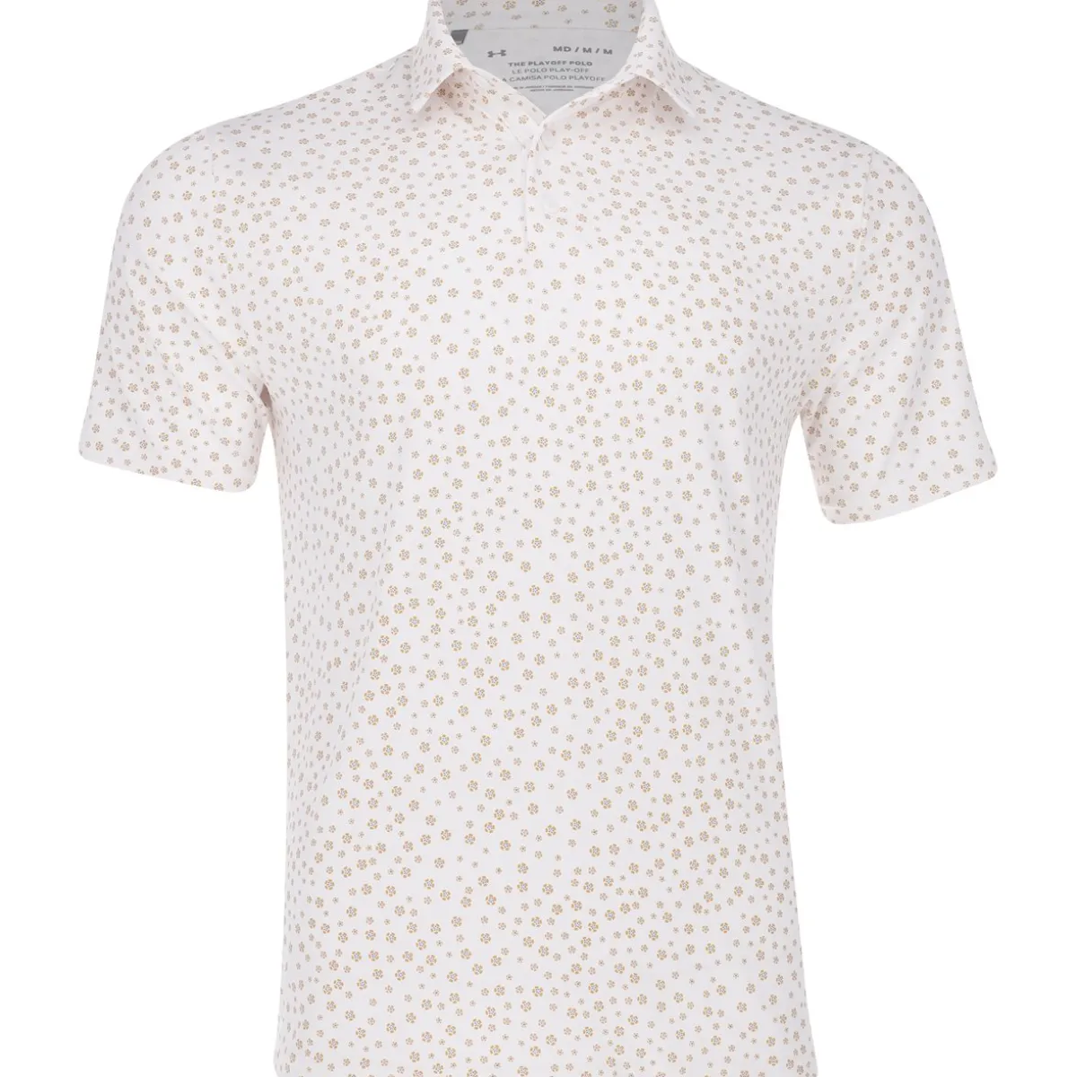 Under Armour UA Playoff 3.0 Fuse Print Shirt Polo Short Sleeve Golf Apparel