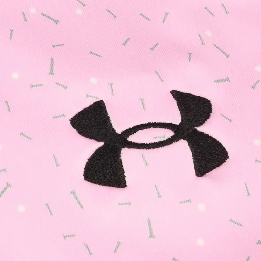 Under Armour UA T2 Green Motif Shirt Polo Short Sleeve Golf Apparel