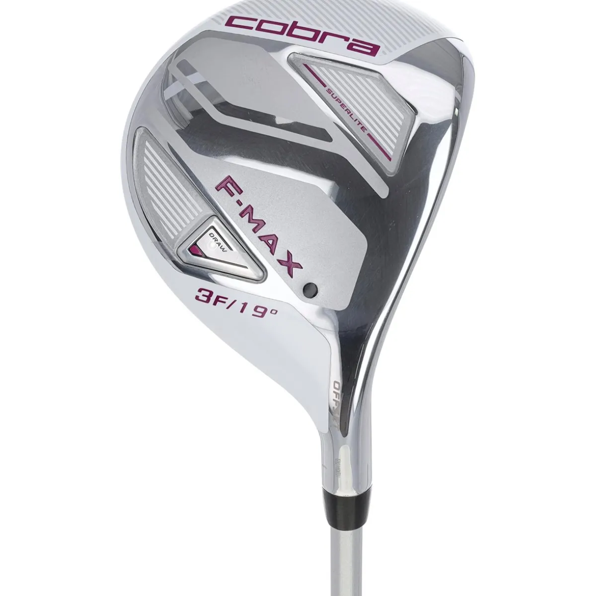 Used Cobra F-Max SuperLite White/Purple Fairway Wood Golf Clubs