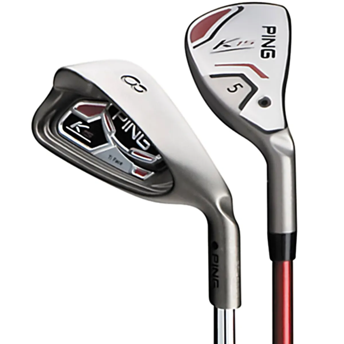 Used Ping K15 Hybrid Left Handed Iron Set Golf Clubs