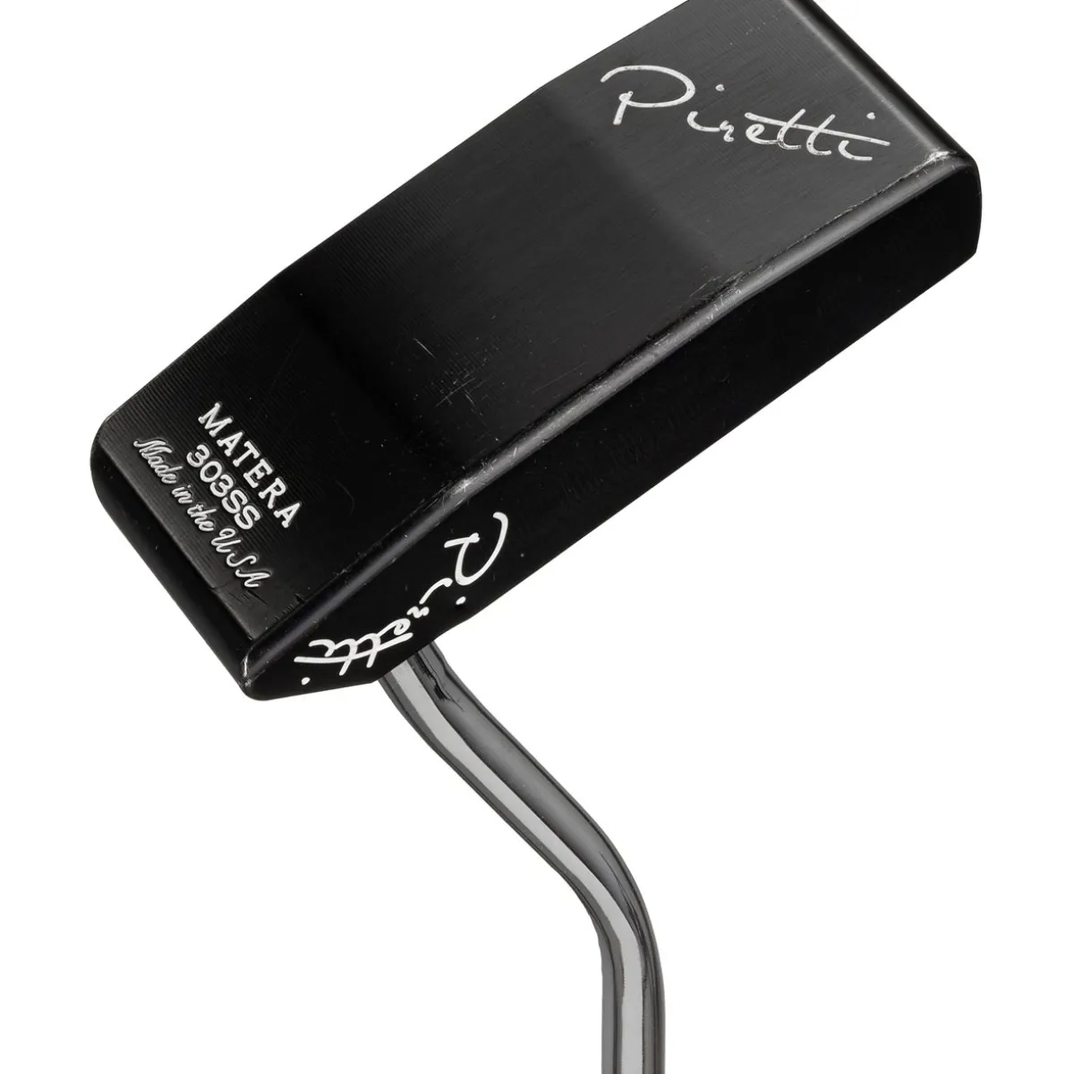 Used Piretti Matera Elite Black Putter Golf Clubs