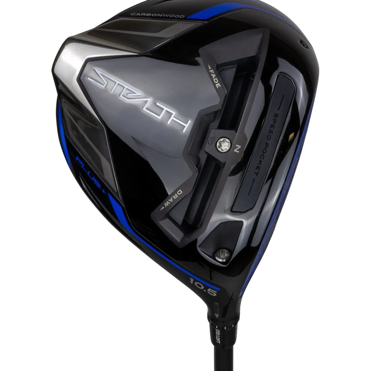 Used TaylorMade MYSTEALTH Black/Blue w/Blue Face Driver Golf Clubs